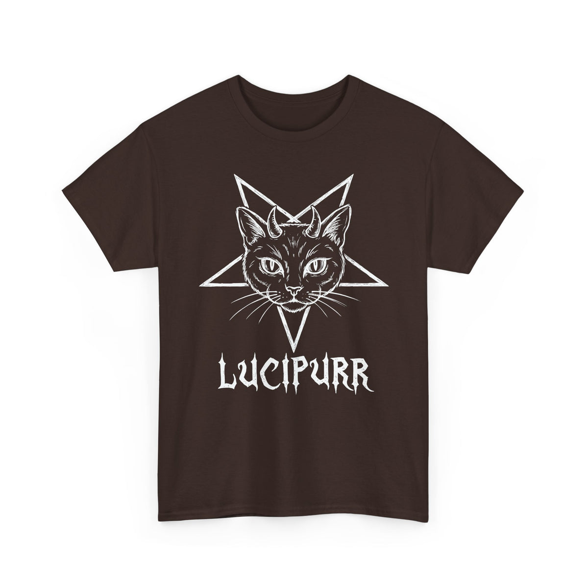 Lucipurr Lucifer Cat T-Shirt — Gothic Cat Tee