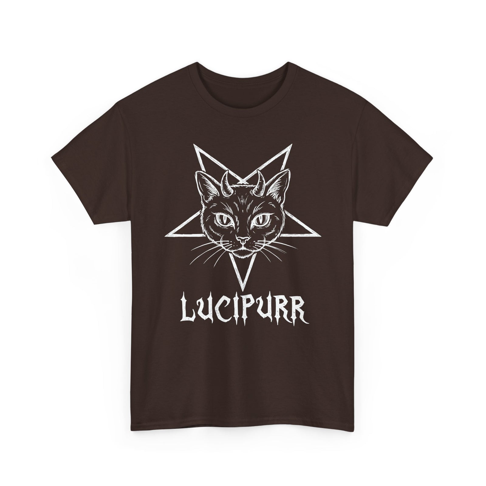 Lucipurr Lucifer Cat T-Shirt — Gothic Cat Tee