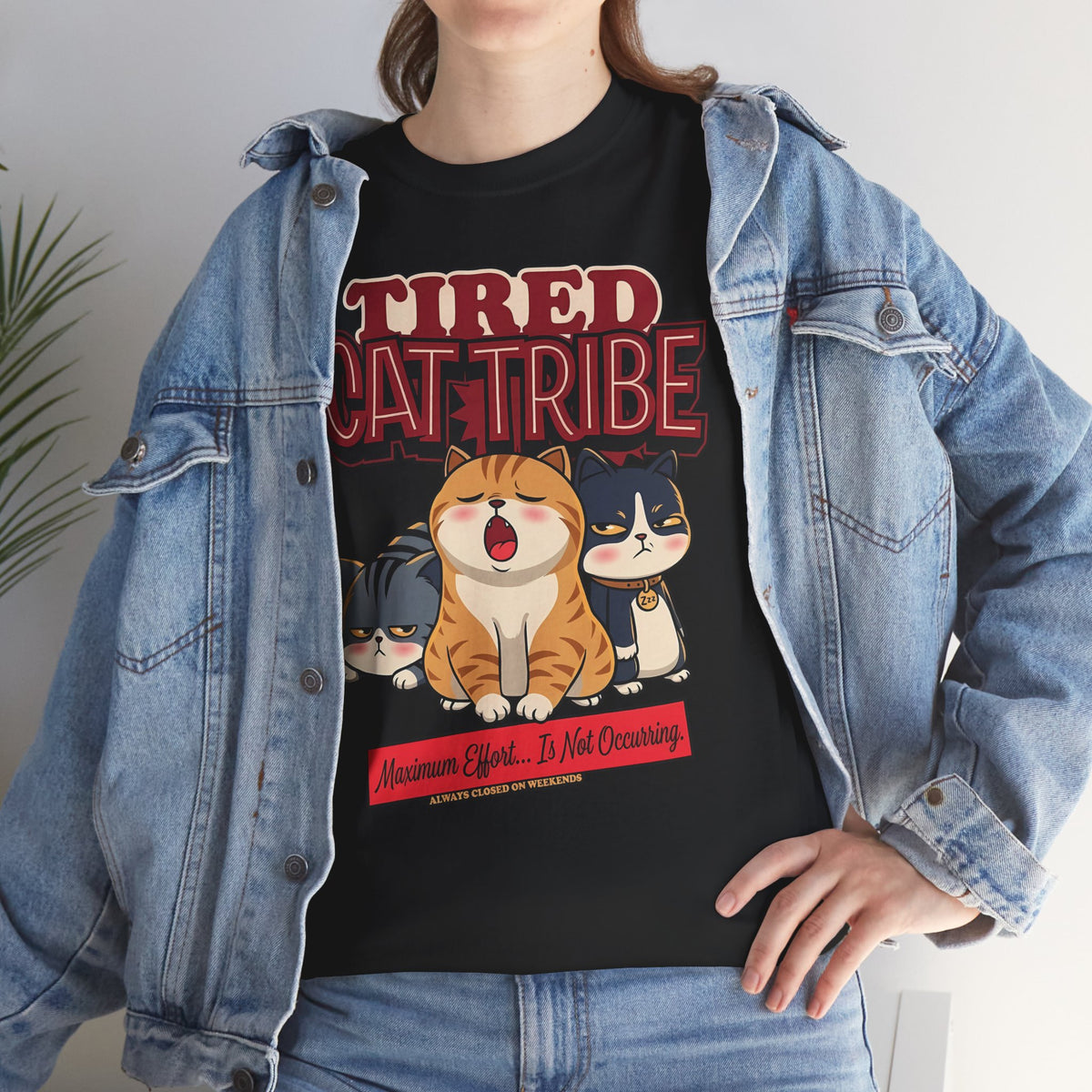 Tired Cat Tribe T-Shirt