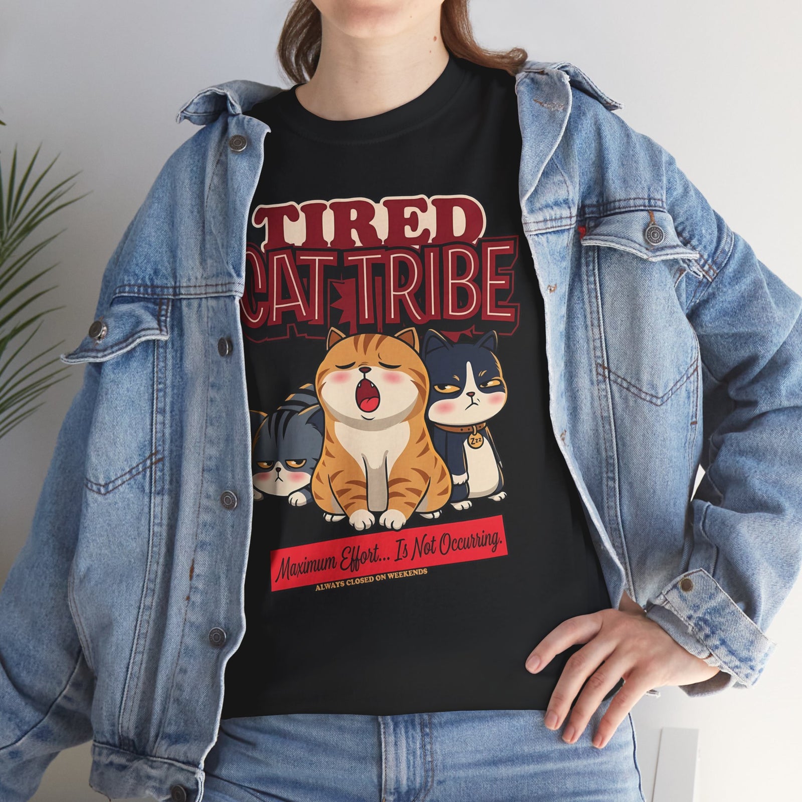 Tired Cat Tribe T-Shirt