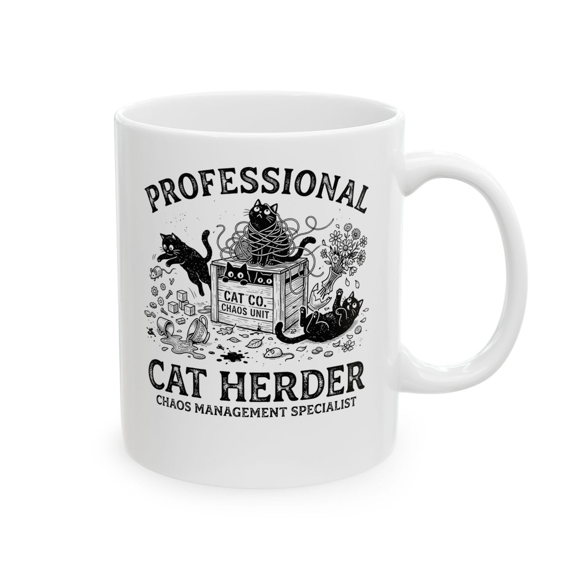 Professional Cat Herder Ceramic Mug