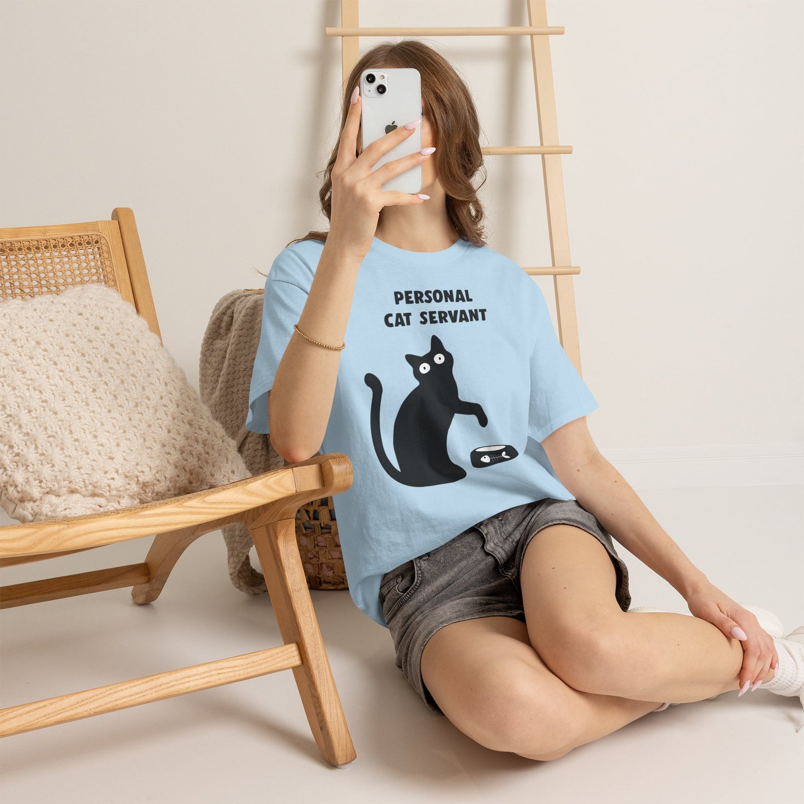 Personal Cat Servant T-Shirt — Funny Cat Tee