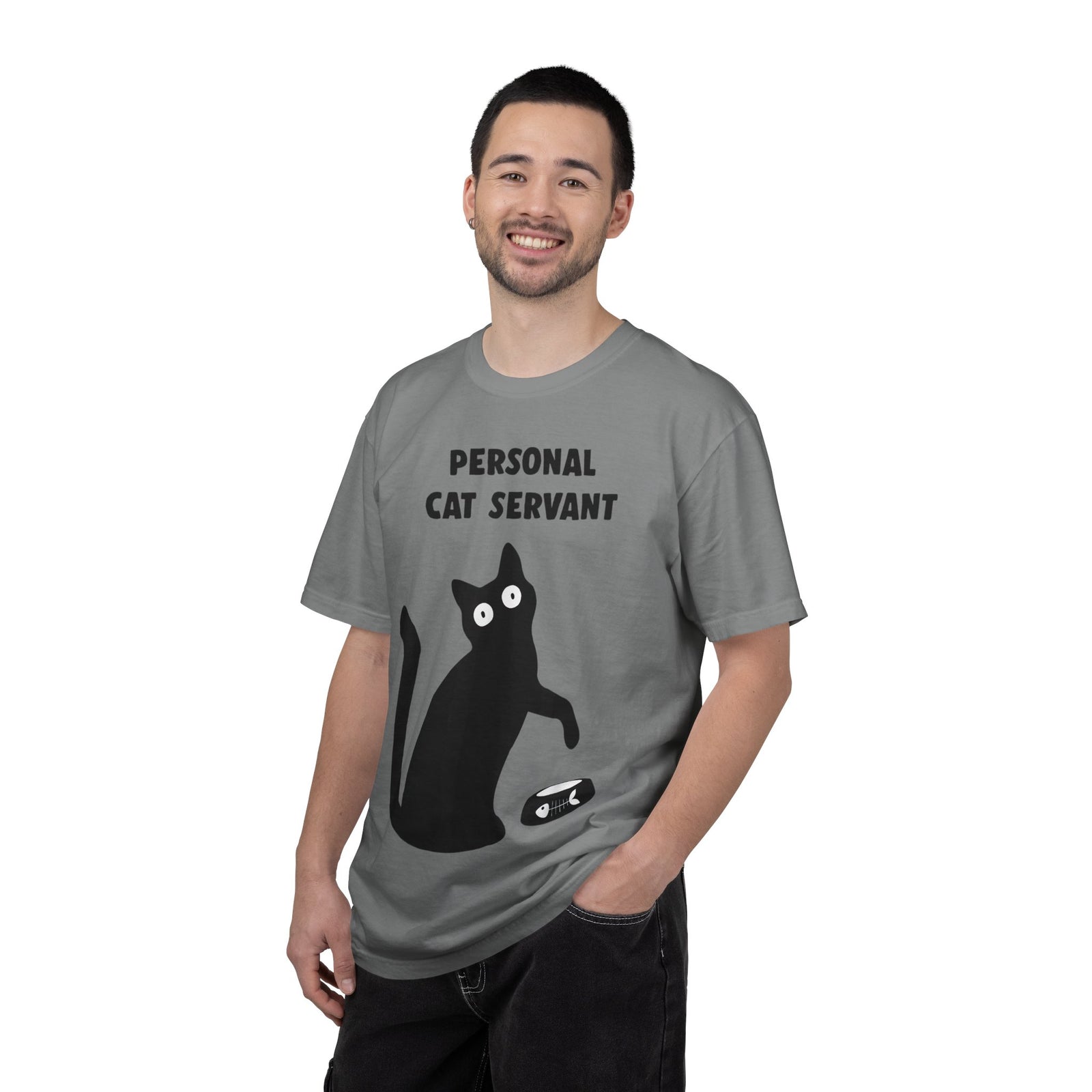 Personal Cat Servant T-Shirt — Funny Cat Lover Tee
