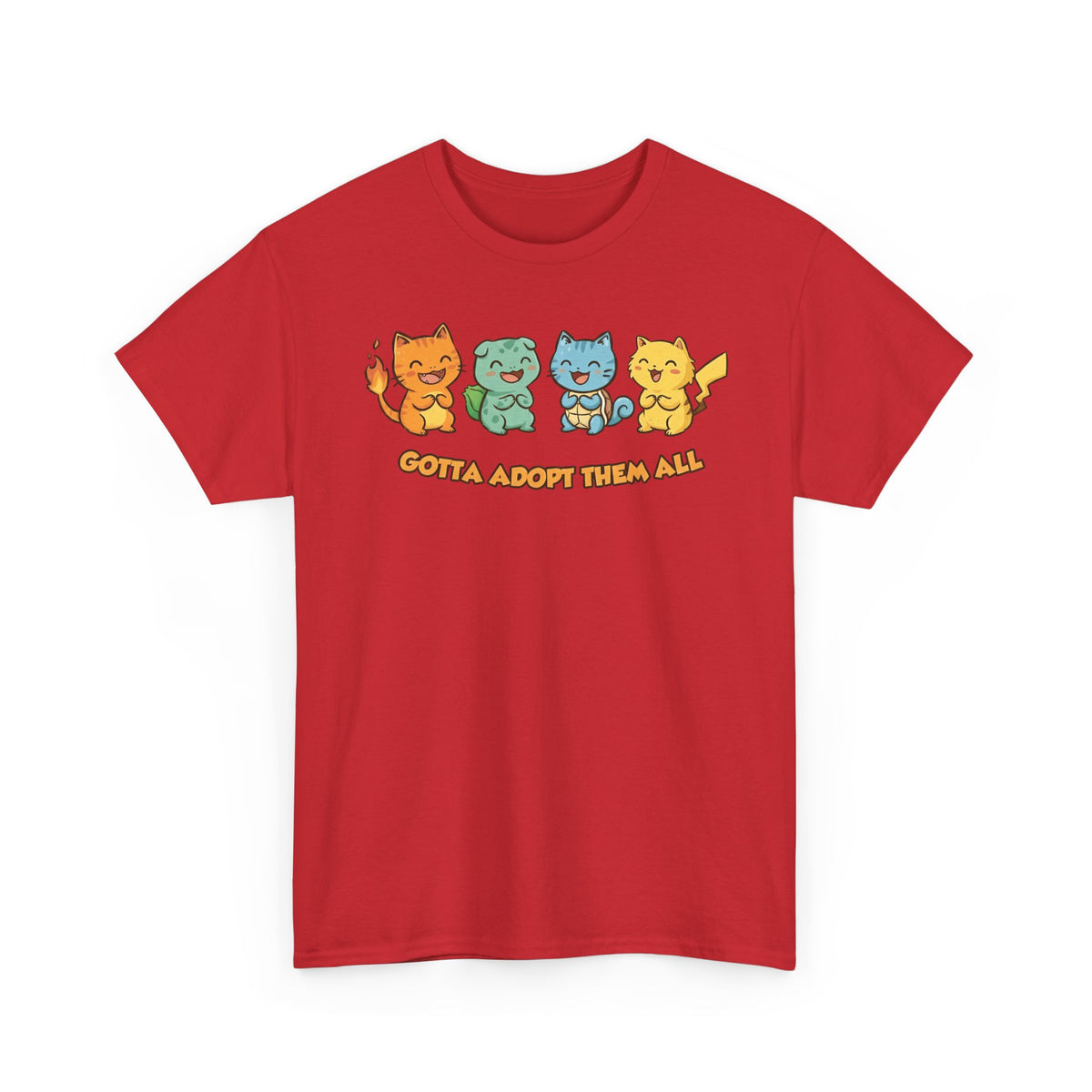 Gotta Adopt Them All Cat T-Shirt