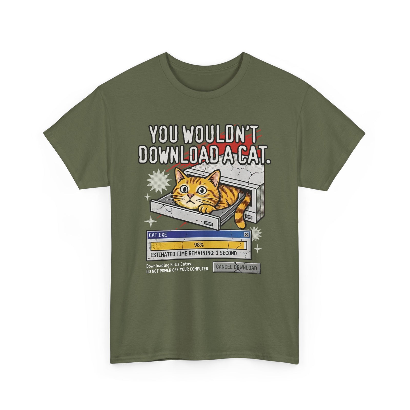 You Wouldn't Download A Cat Funny Cat T-Shirt
