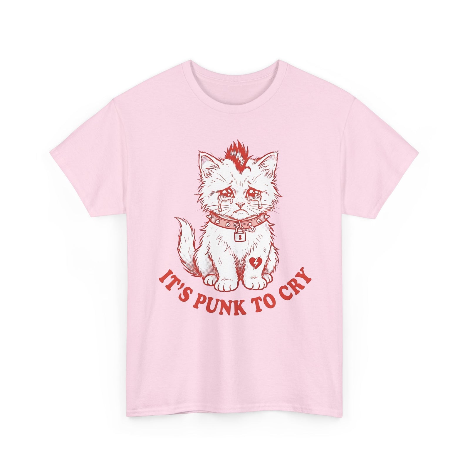 It's Punk To Cry Tee — Edgy Emotional Graphic T-Shirt