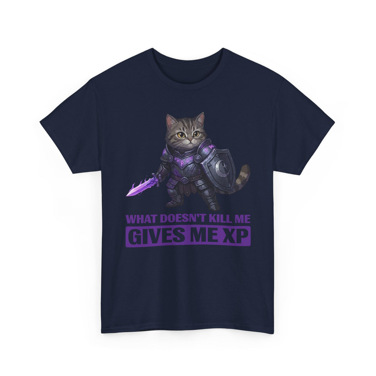 What Doesn't Kill Me Gives Me XP Cat T-Shirt