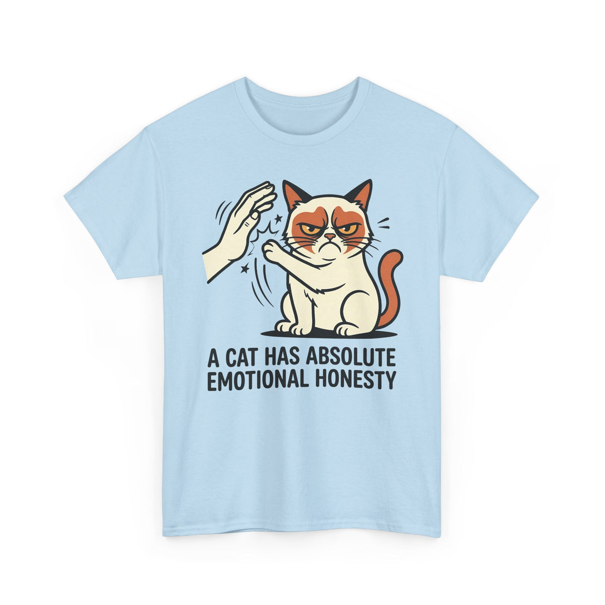 Funny Angry Cat Slap T-Shirt