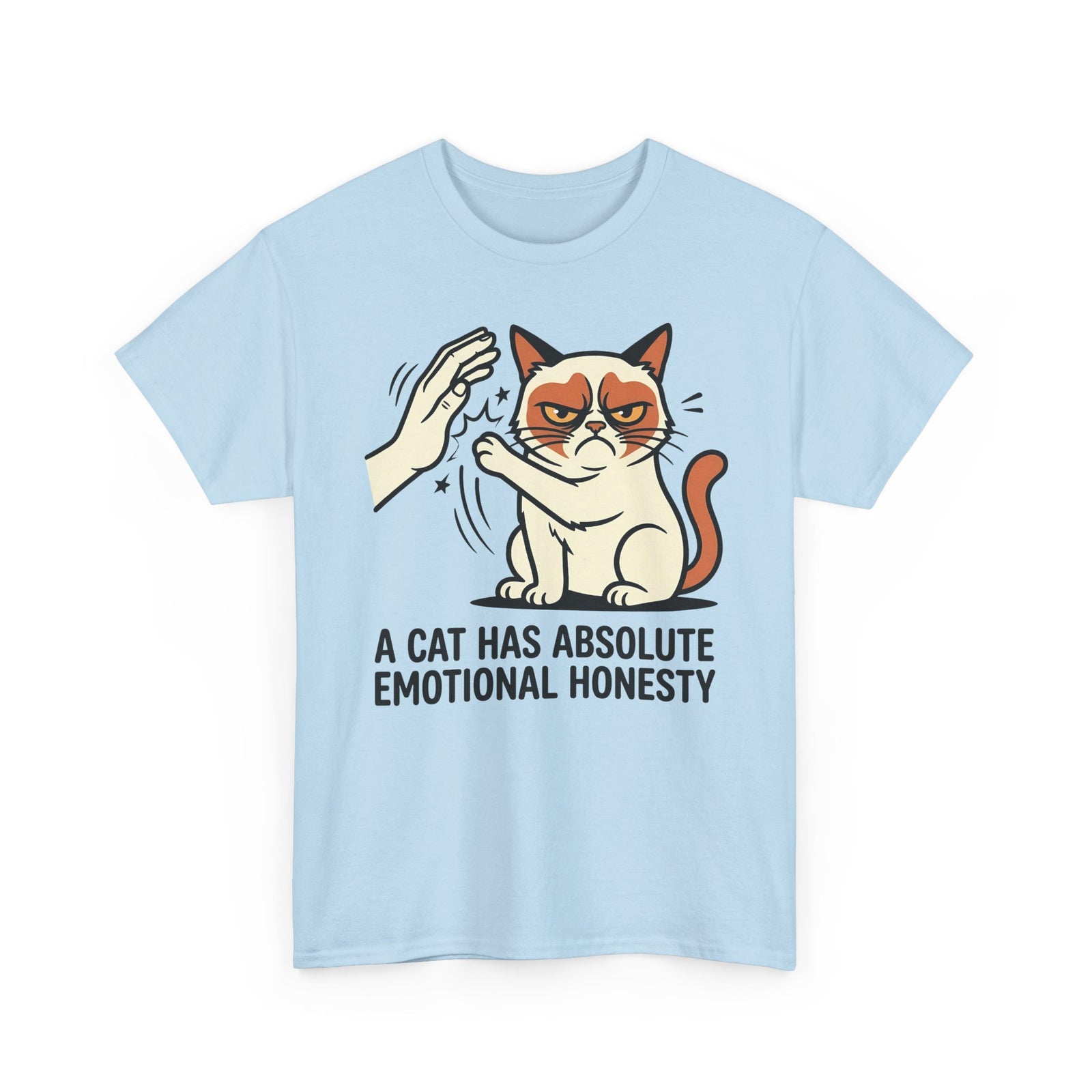 Funny Angry Cat Slap T-Shirt