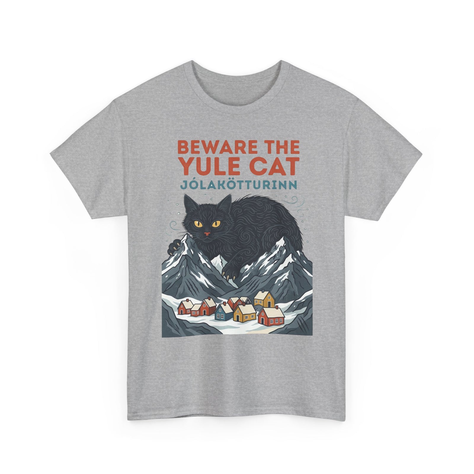 Beware the Yule Cat T-Shirt Holiday Tee