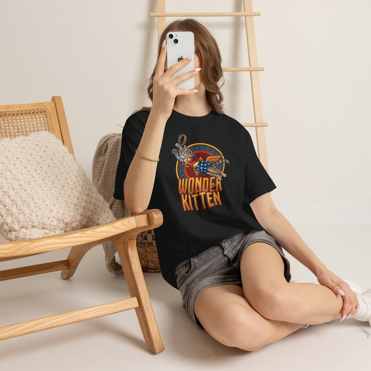 Wonder Kitten T-Shirt — Cute Graphic Cat Tee