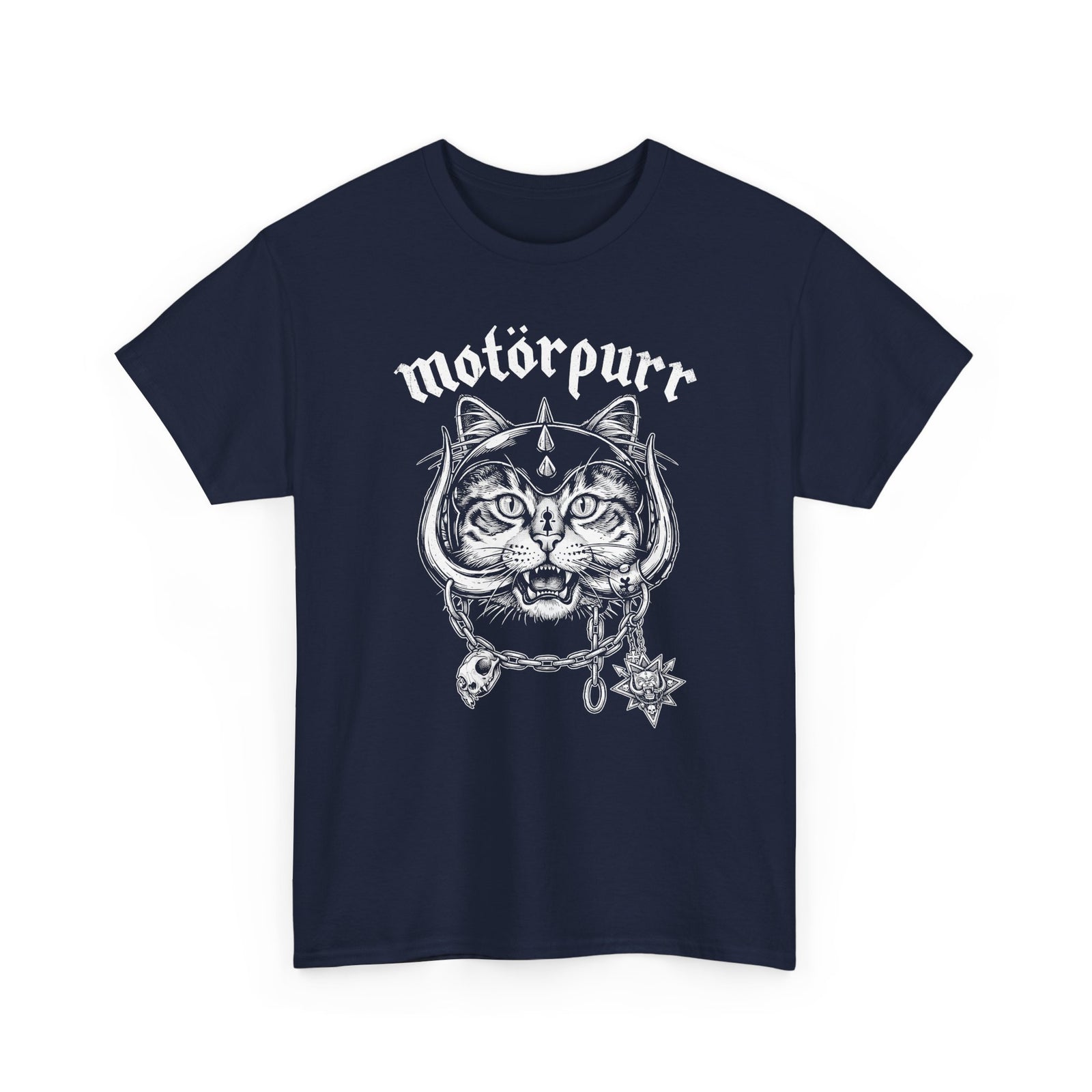 Heavy Metal Cat "Motorpurr" T-Shirt