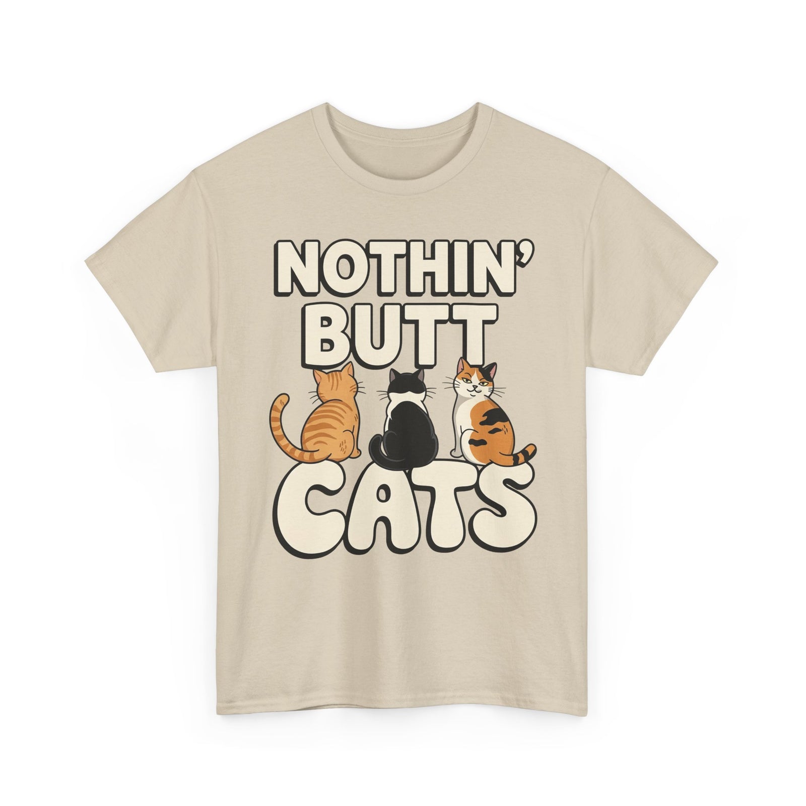 Nothin' But Cats Tee - Cute Retro Cat Lover T‑Shirt
