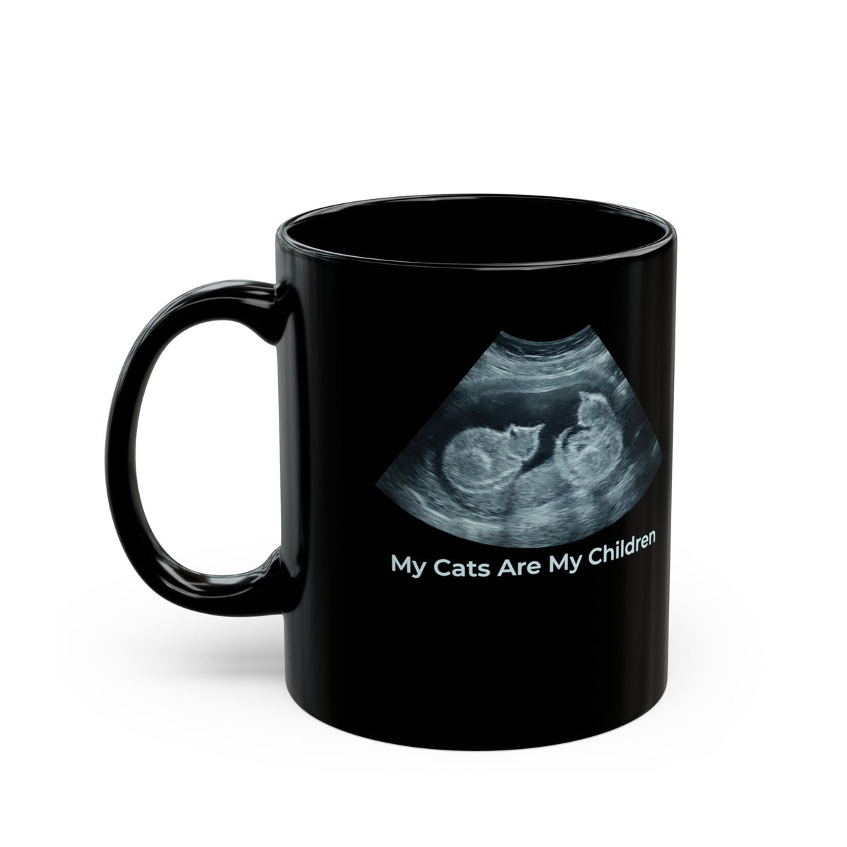 My Cats Are My Children Black Mug — Cat Lover Mug