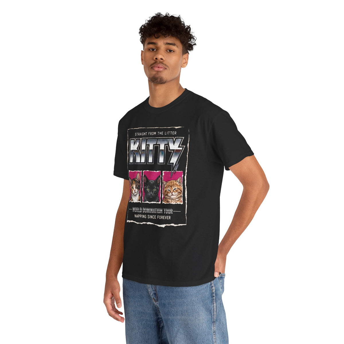 Straight From the Litter Kitty T-Shirt Funny Cat Lover Tee