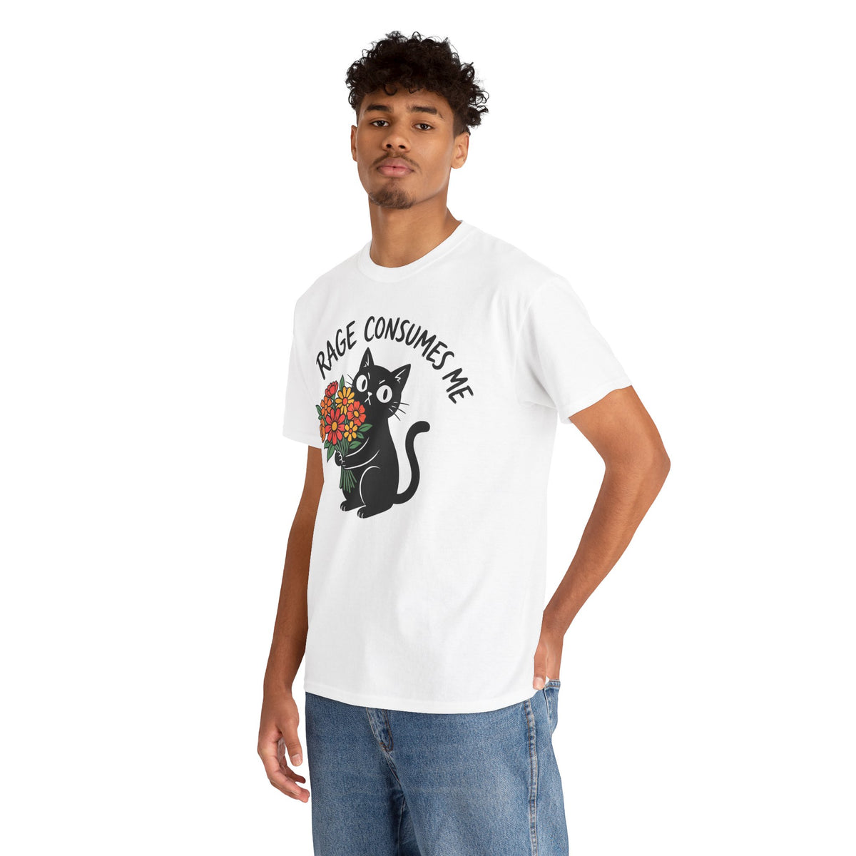 Rage Consumes Me Cat T-Shirt