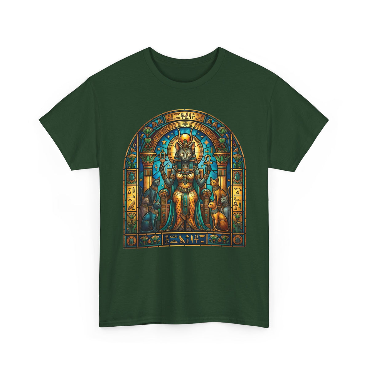 Bastet Goddess of Cats T-Shirt — Egyptian Cat Deity Tee