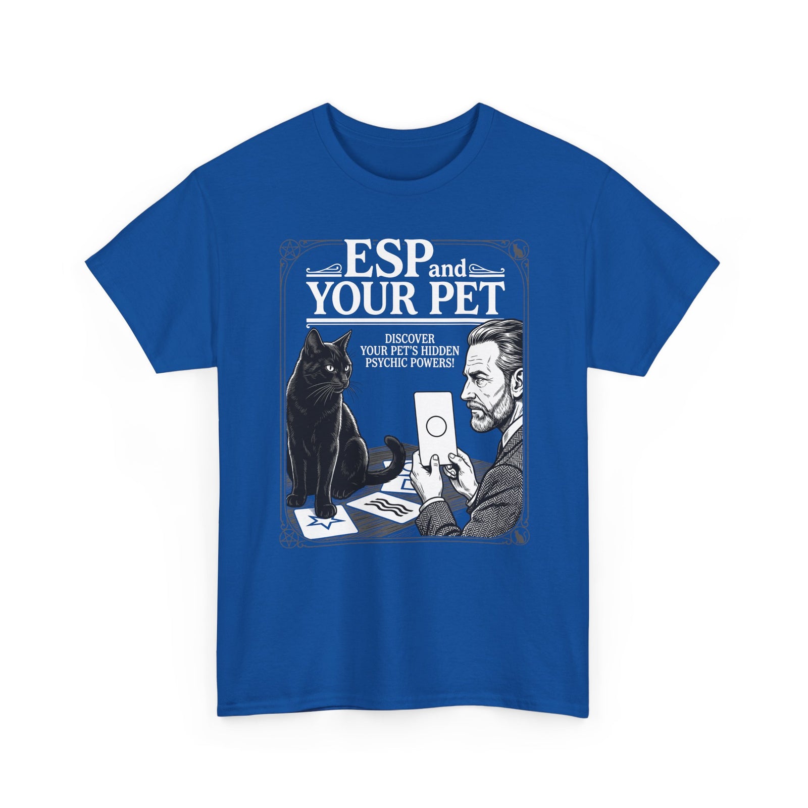 ESP & Your Pet Cat T-Shirt — Psychic Cat Lover Tee