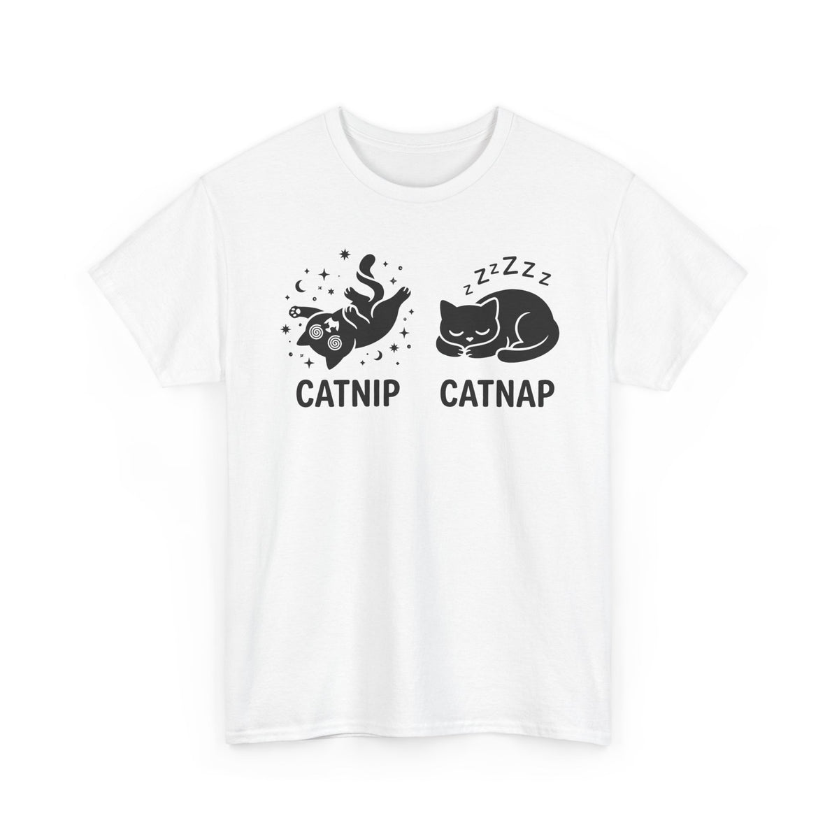 Catnip Catnap Cat T-Shirt — Cute Cat Nap Graphic Tee
