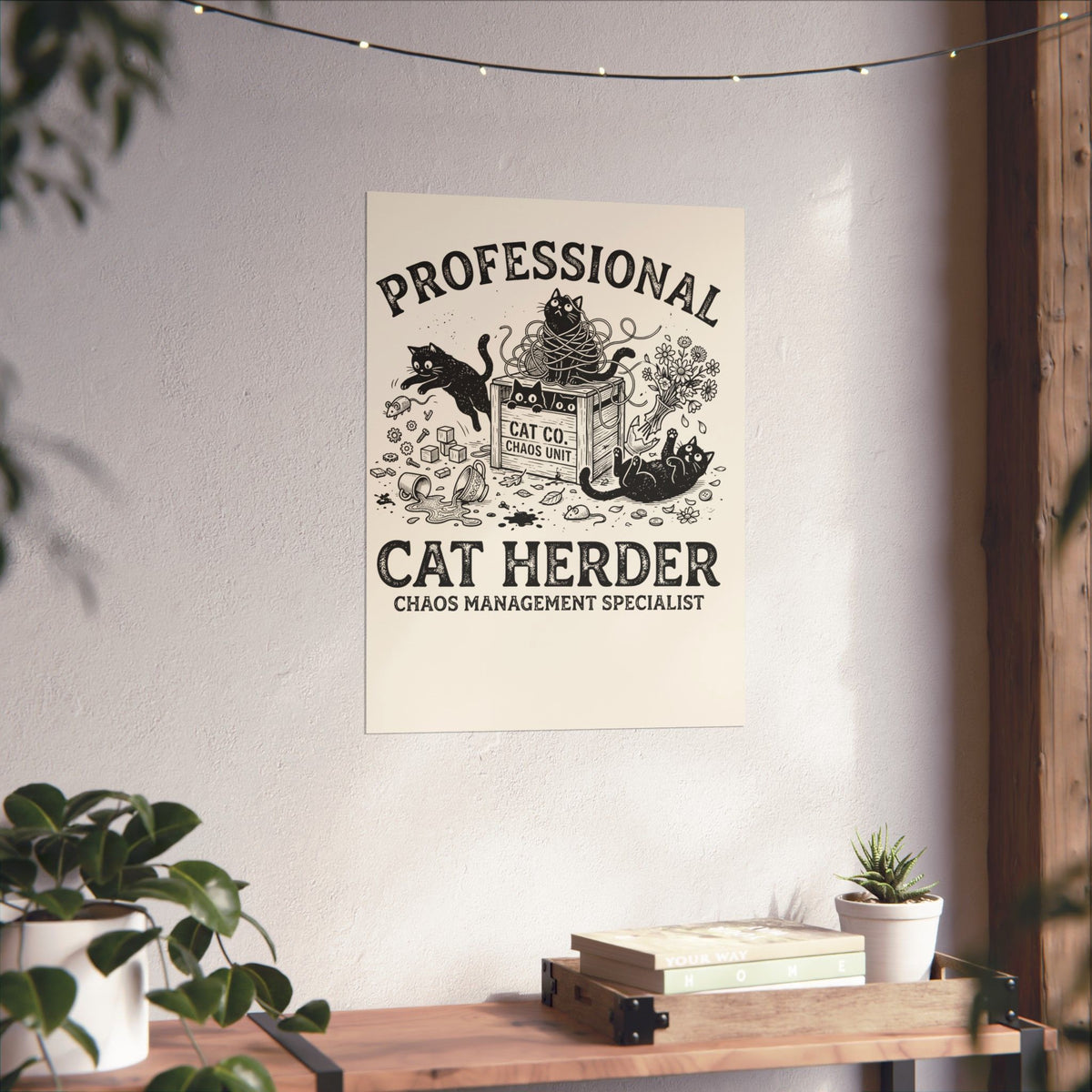 Professional Cat Herder Poster