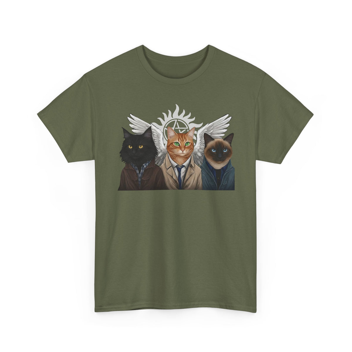 SuperCat Supernatural Cat T-Shirt — Mystical Cat Graphic Tee