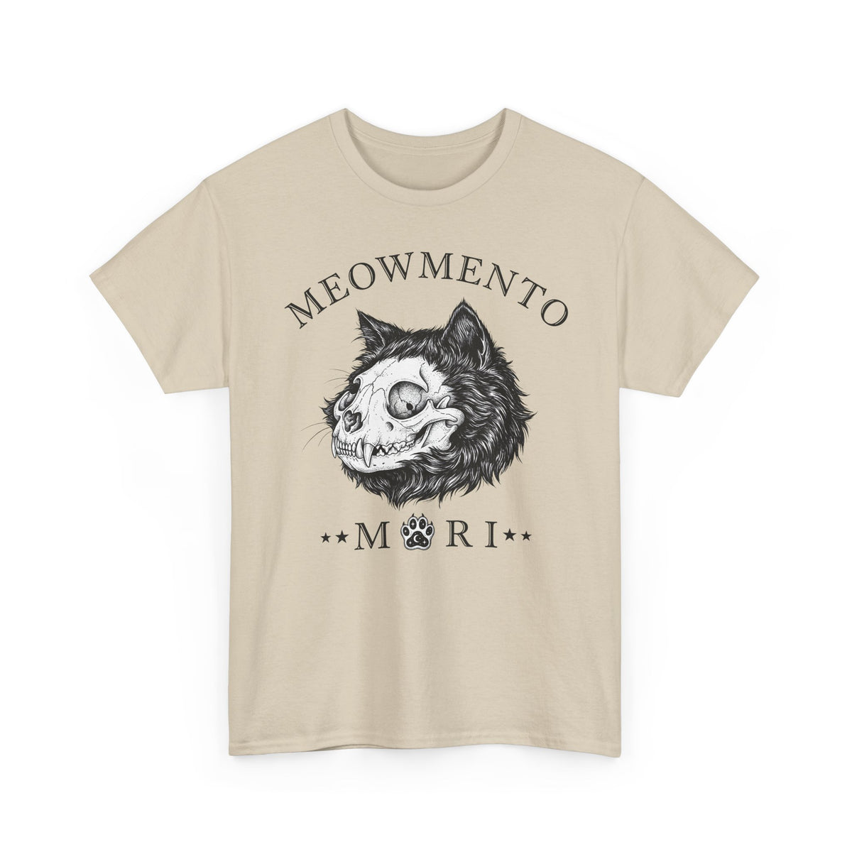 Meowmento Cat T-Shirt — Humorous Cat Memorial Tee