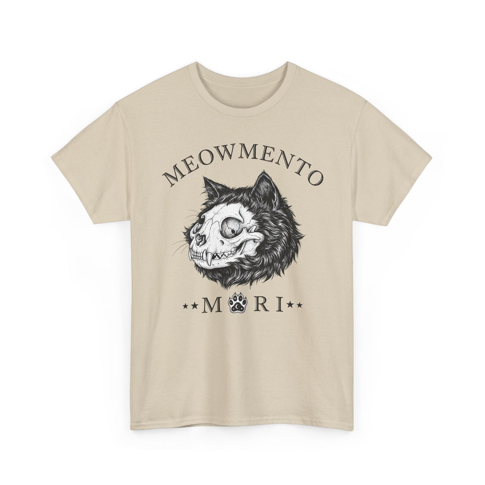 Meowmento Cat T-Shirt — Humorous Cat Memorial Tee