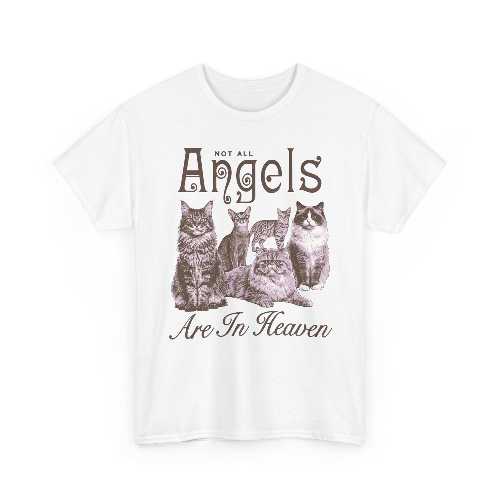 Not All Angels Are In Heaven T-Shirt — Cat Lovers Memorial Tee