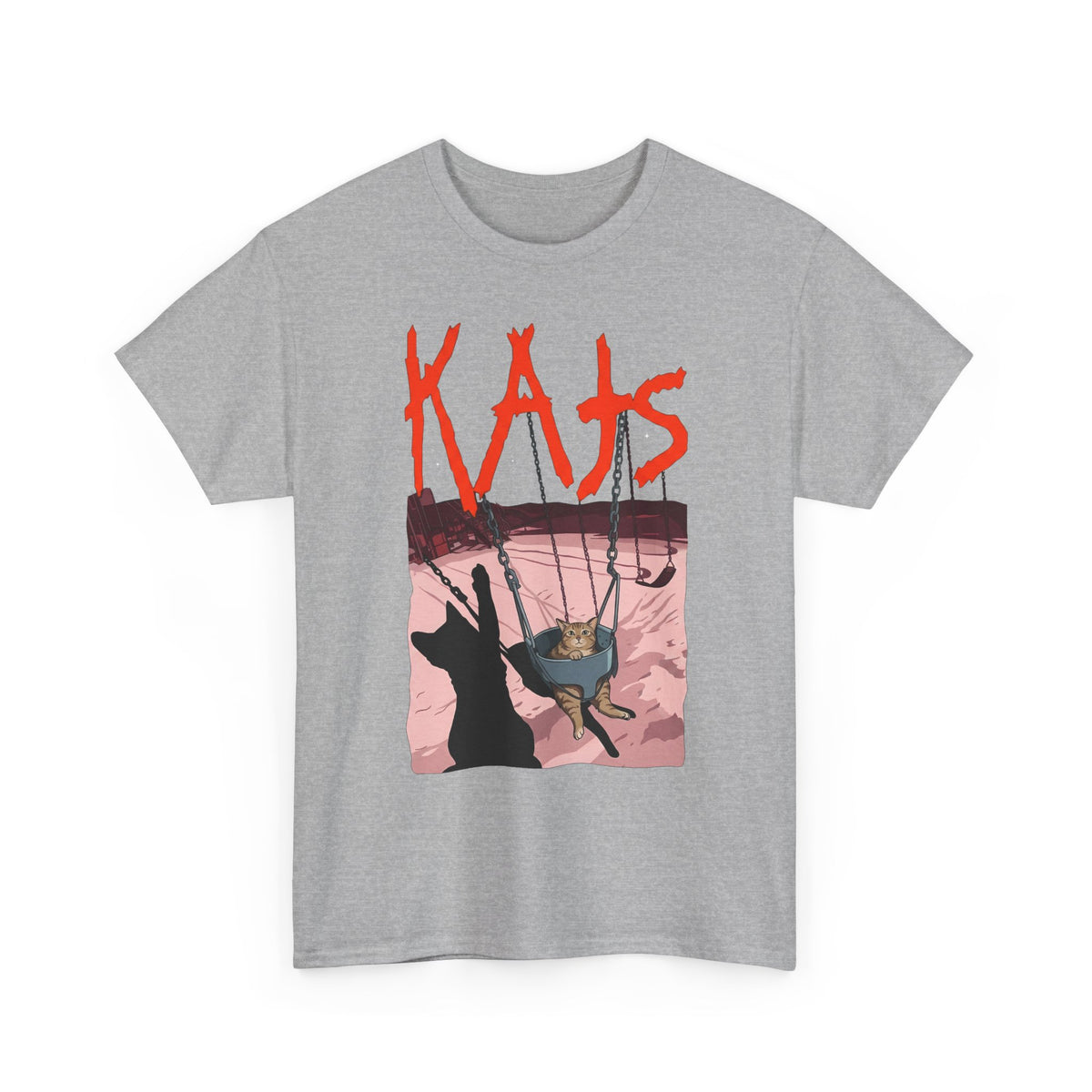 Rock Cat Band T-Shirt — Funny 'Kats' Album Parody Tee