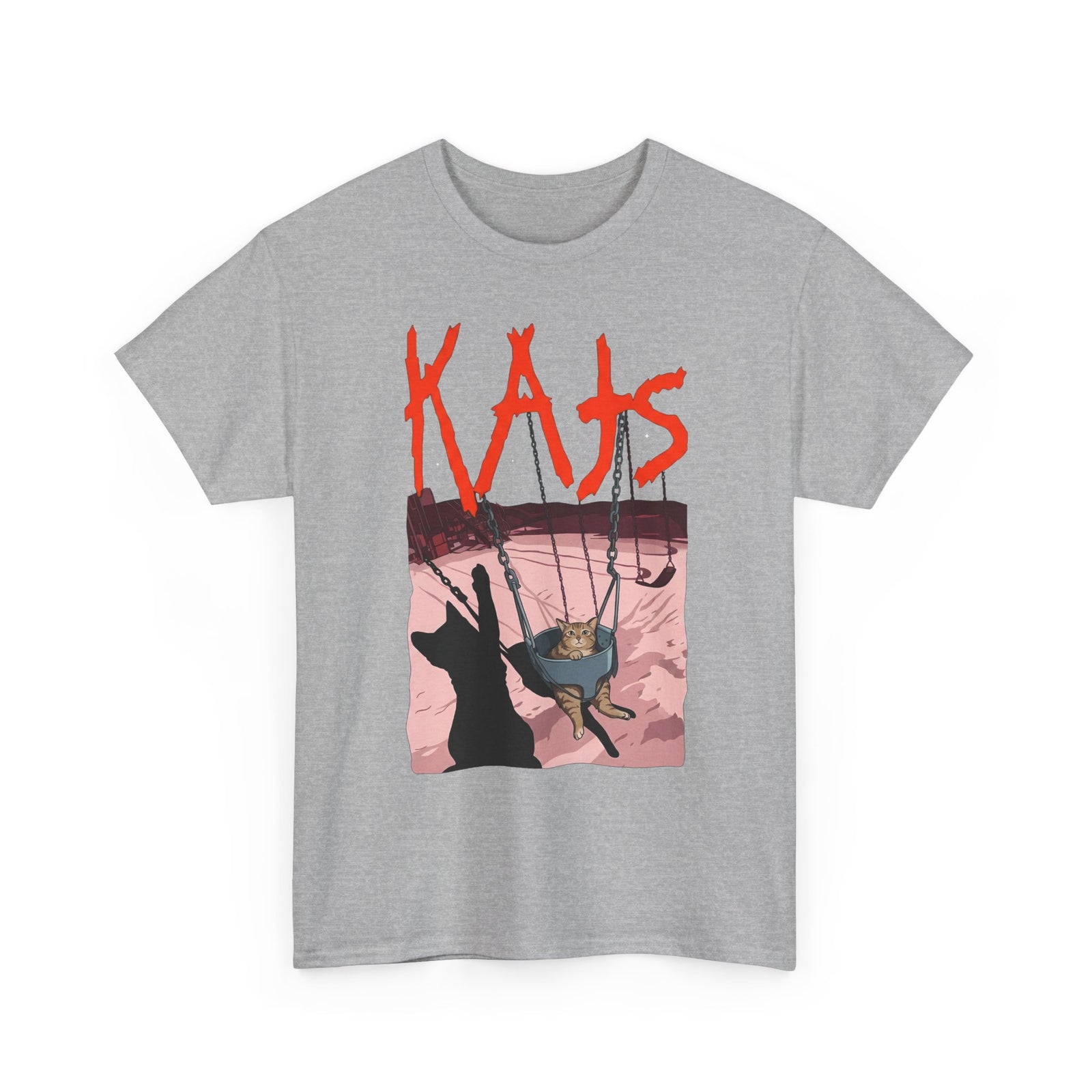 Rock Cat Band T-Shirt — Funny 'Kats' Album Parody Tee