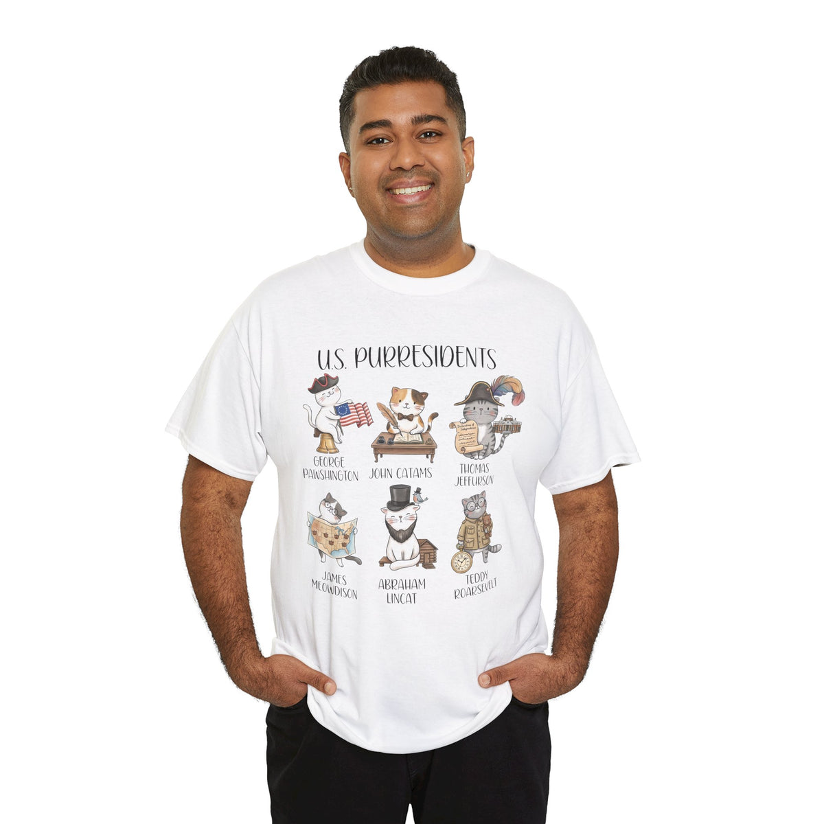 US Purresidents Funny Cat T-Shirt