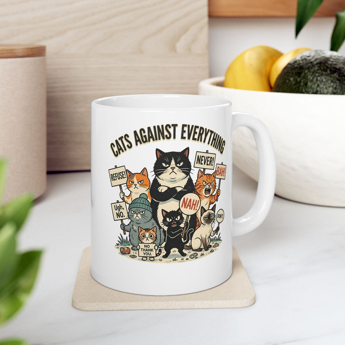 Cats Against Everything Ceramic Mug