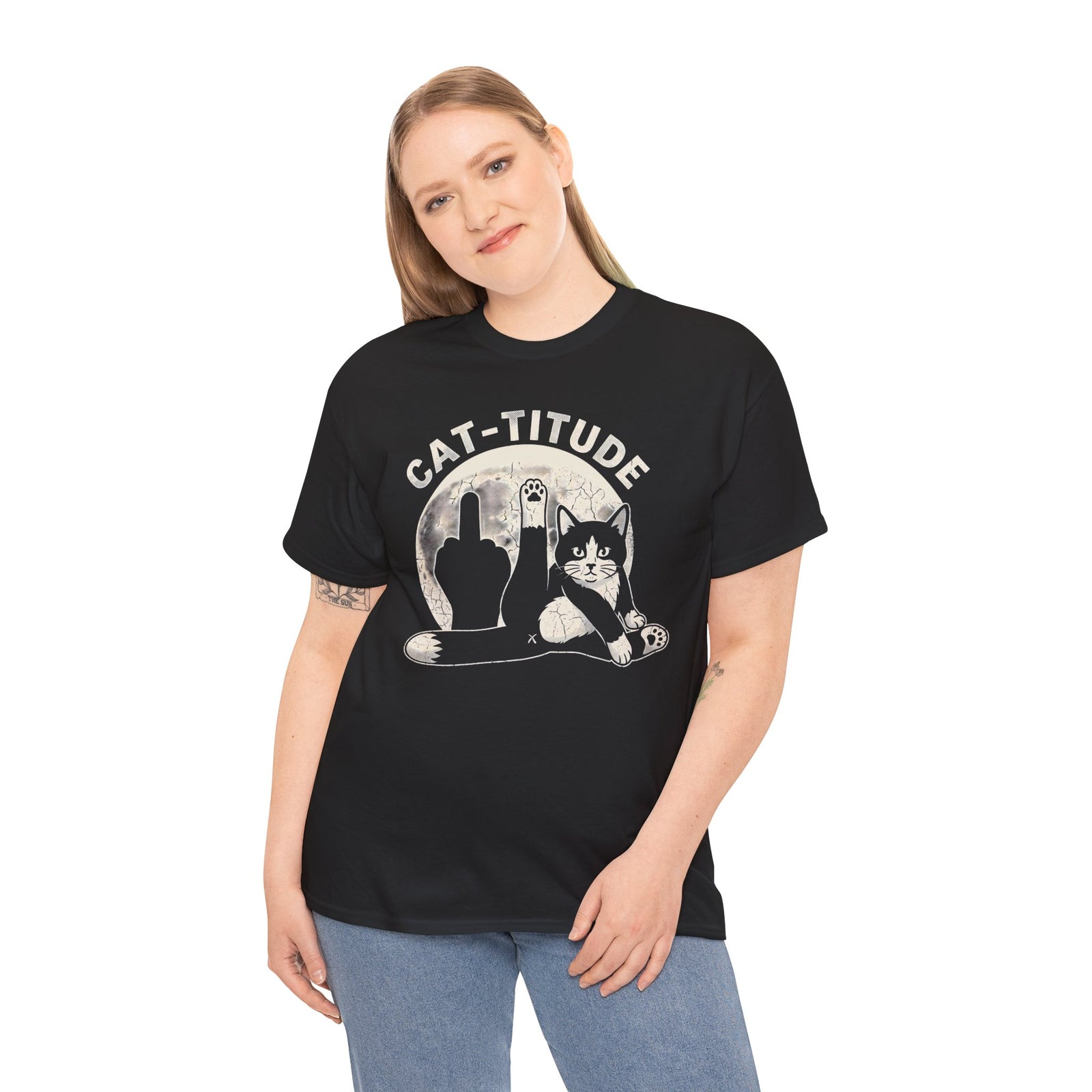 Cattitude T-Shirt — Funny Cat Attitude Tee