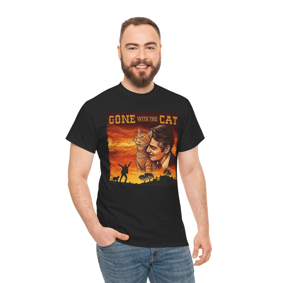Gone with the Cat T‑Shirt