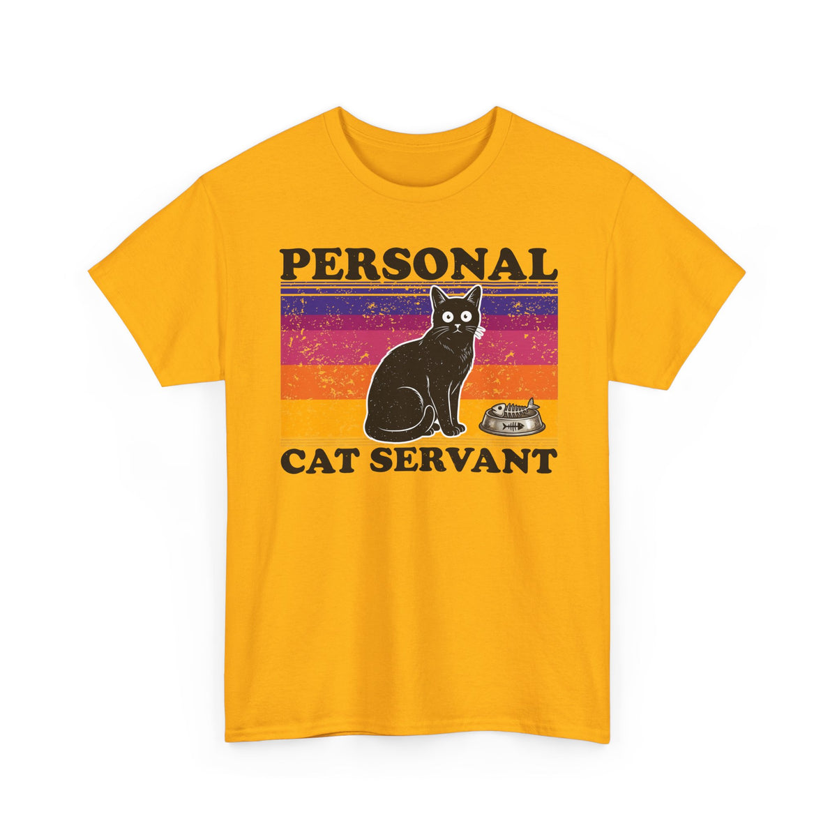 Personal Cat Servant T-Shirt — Funny Cat Lover Tee