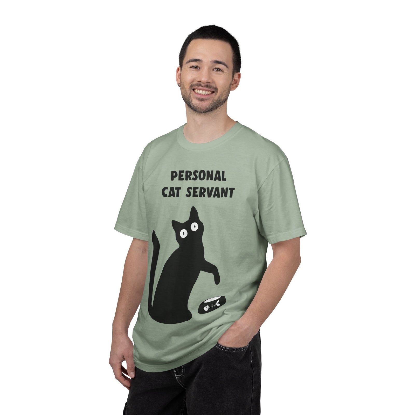 Personal Cat Servant T-Shirt — Funny Cat Lover Tee