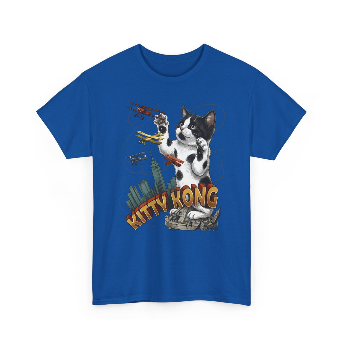 Kittie Kong Parody Cat T-Shirt — Funny Vintage-Style Cat Tee
