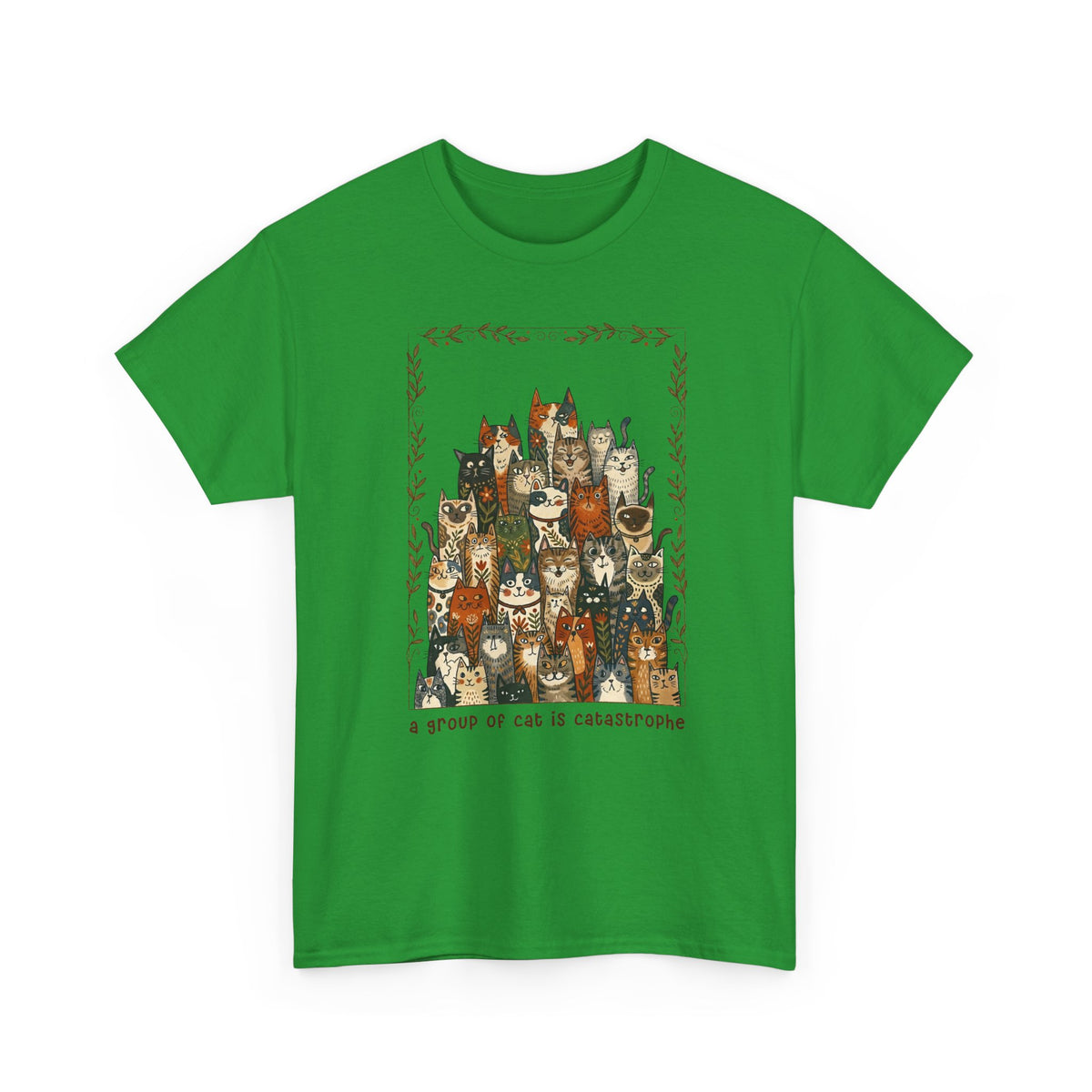 'A Group of Cats Is Catastrophe' T-Shirt — Funny Cat Lover Tee