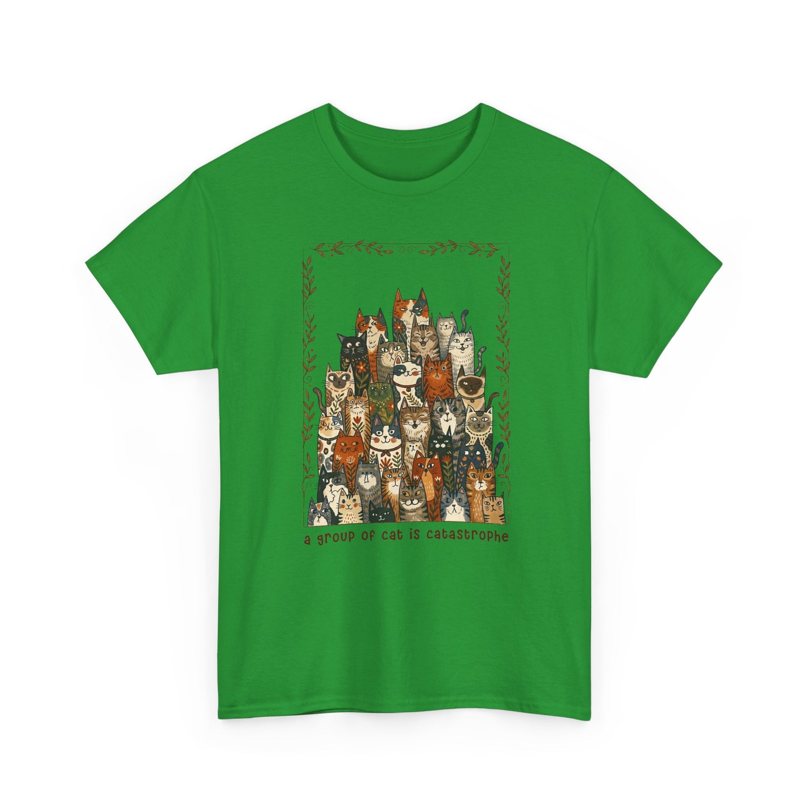 'A Group of Cats Is Catastrophe' T-Shirt — Funny Cat Lover Tee