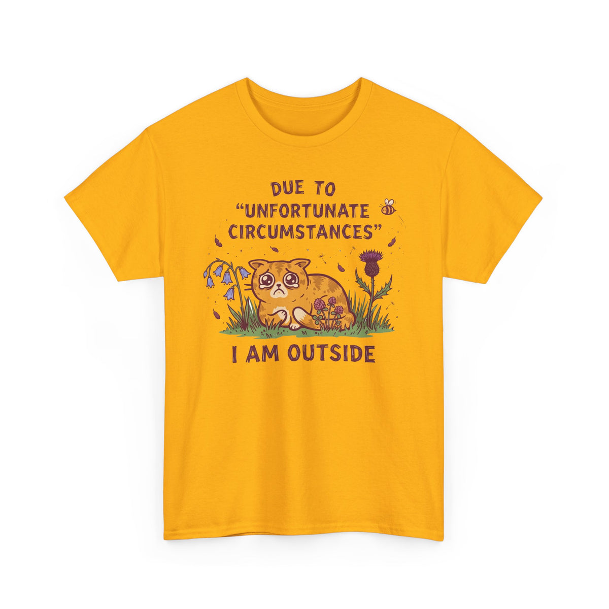 I'm Outside Funny Cat T-Shirt