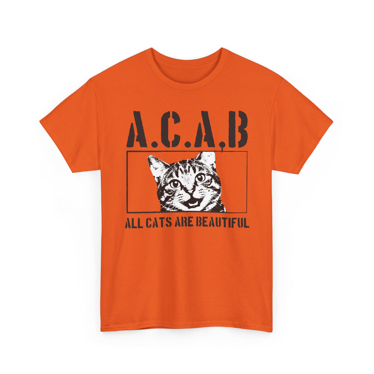 ACAB “All Cats Are Beautiful” T-Shirt — Cute Cat Lover Graphic Tee