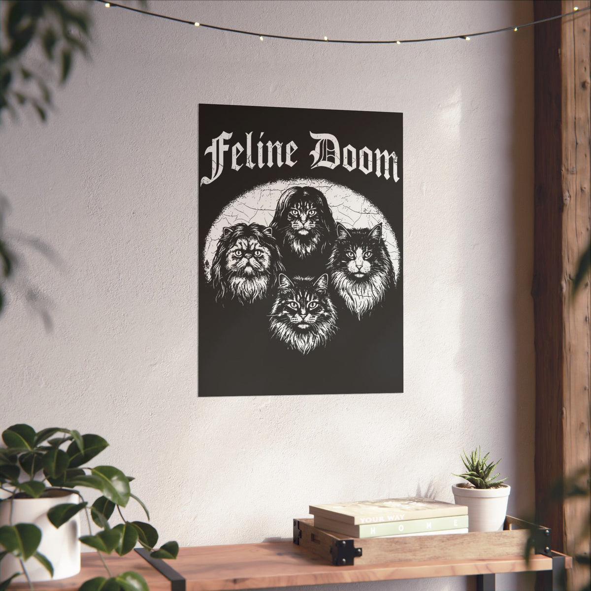 Feline Doom Cat Sabbath Poster
