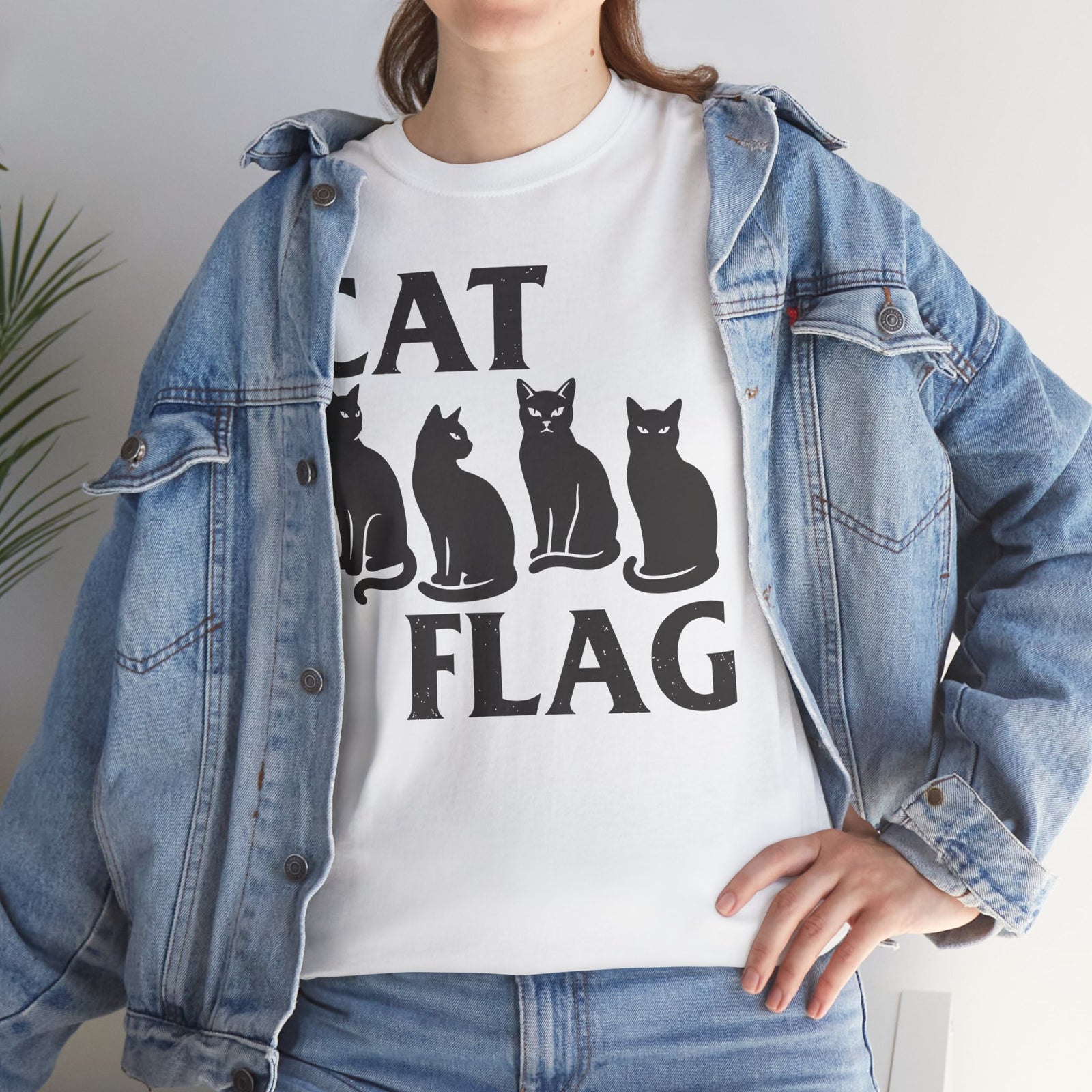 Cat Flag T-Shirt — Pride-Inspired Feline Graphic Tee