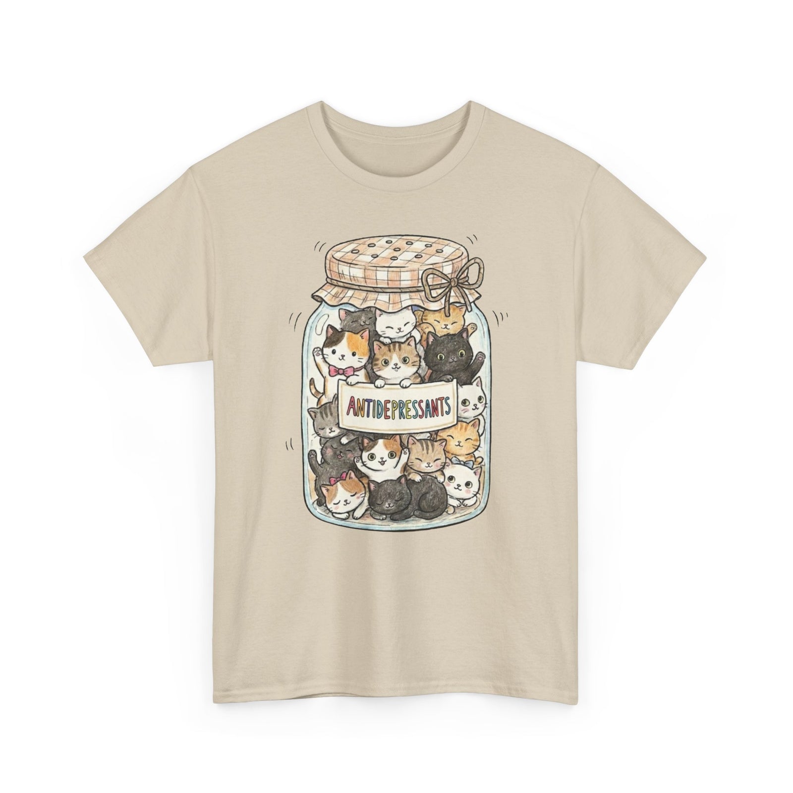 Cats Are My Antidepressants Tee — Funny Cat Lover Shirt