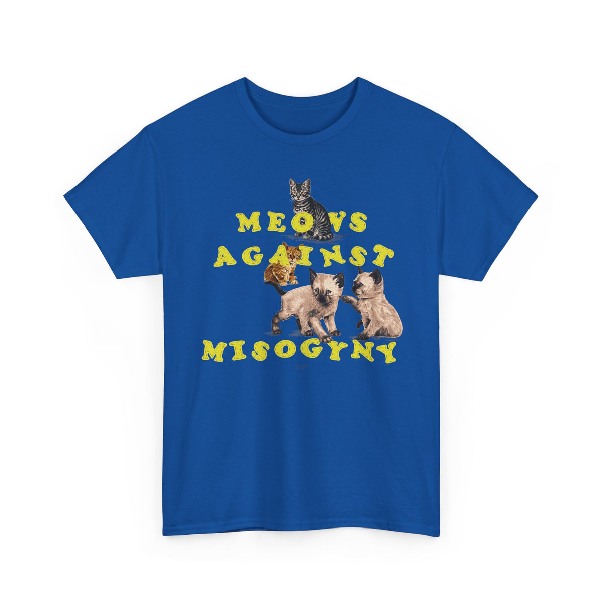 Meows Against Misogyny T-Shirt — Feminist Cat Graphic Tee