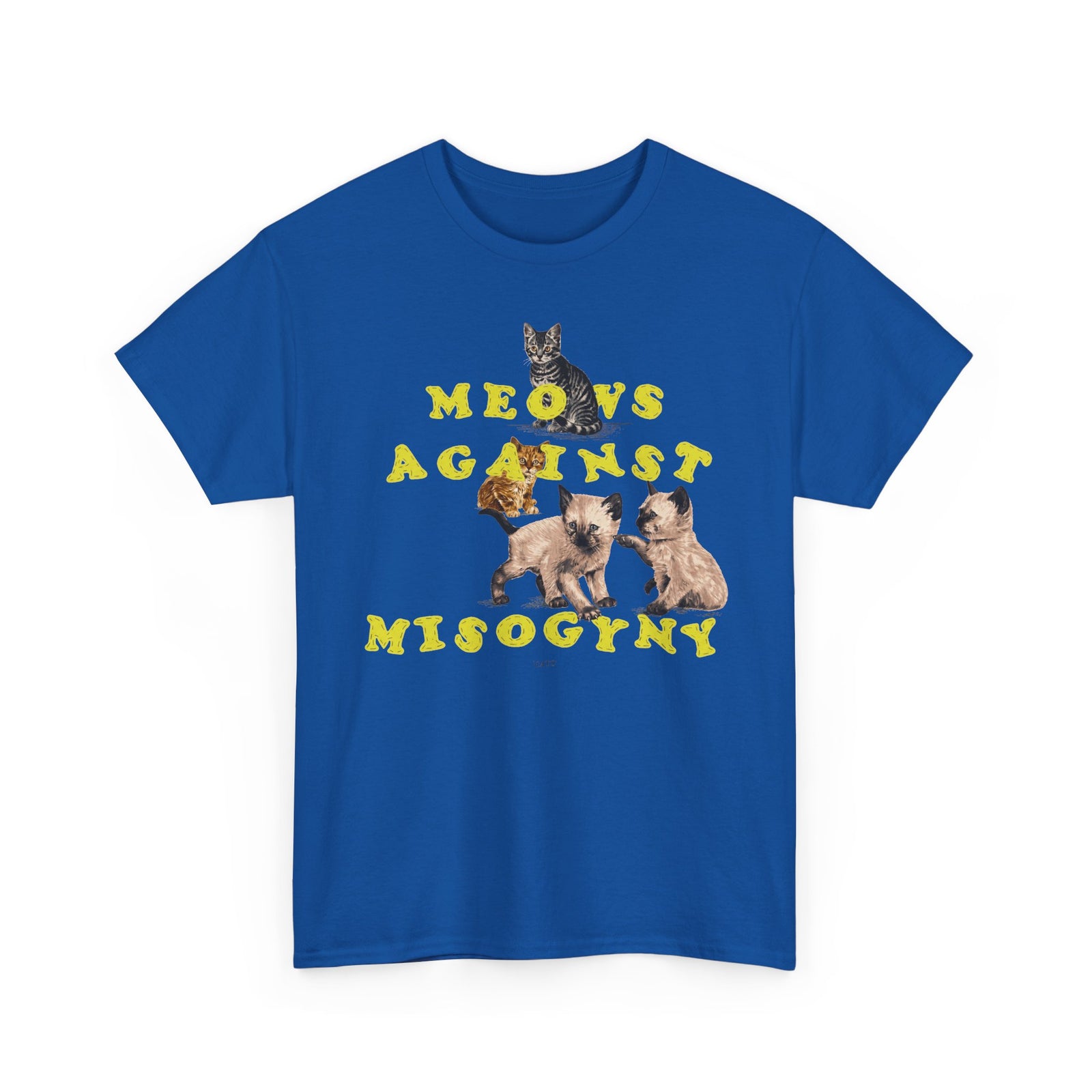 Meows Against Misogyny T-Shirt — Feminist Cat Graphic Tee