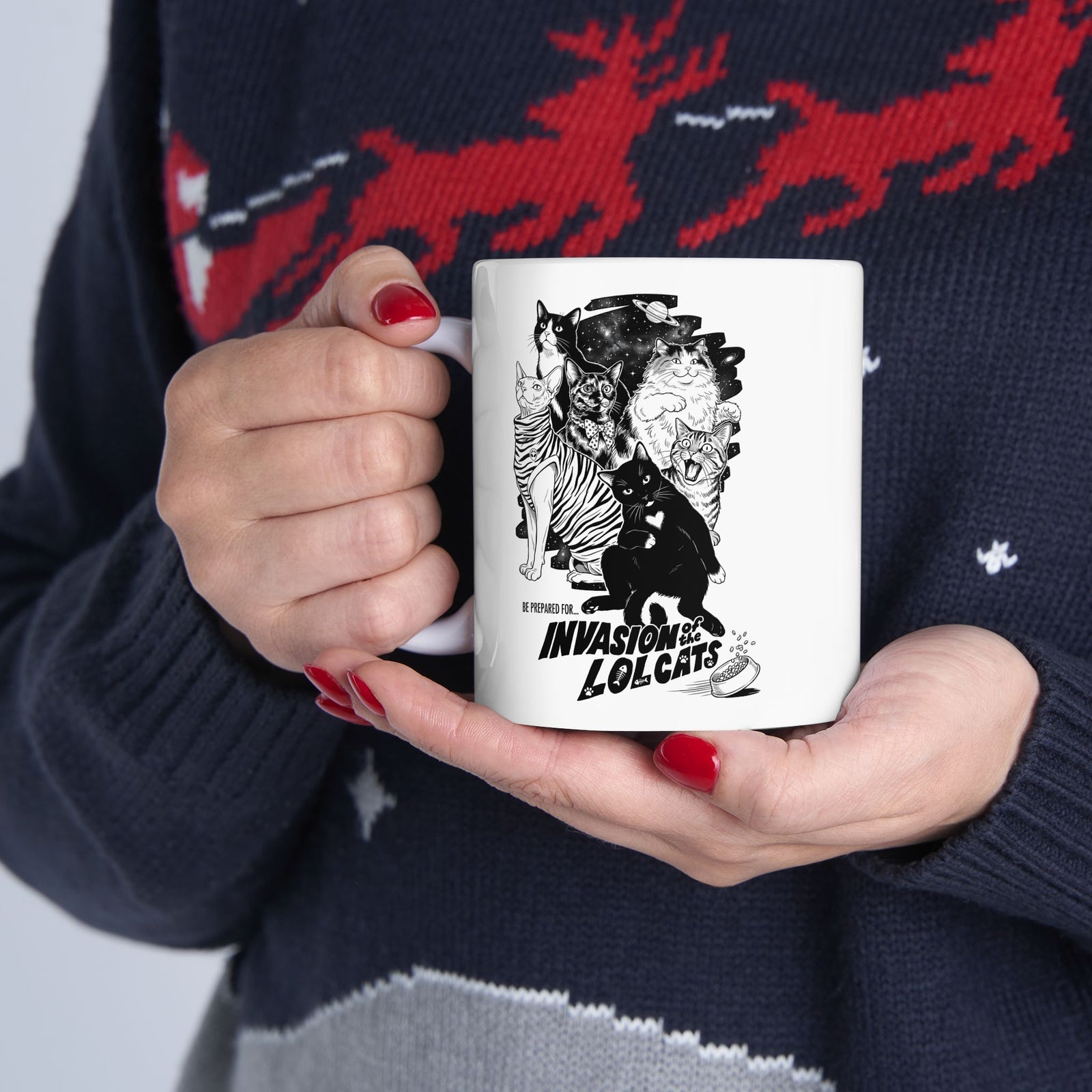 Invasion of the LOLCATS Ceramic Mug