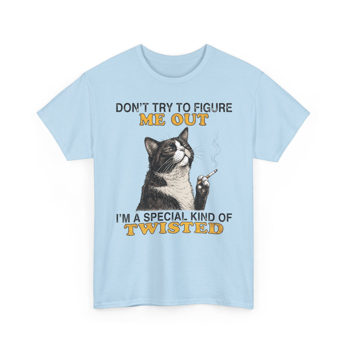 Grumpy Cat Tee "I’m a Special Kind of Twisted" Funny Sarcastic Cat Shirt for Cat Lovers