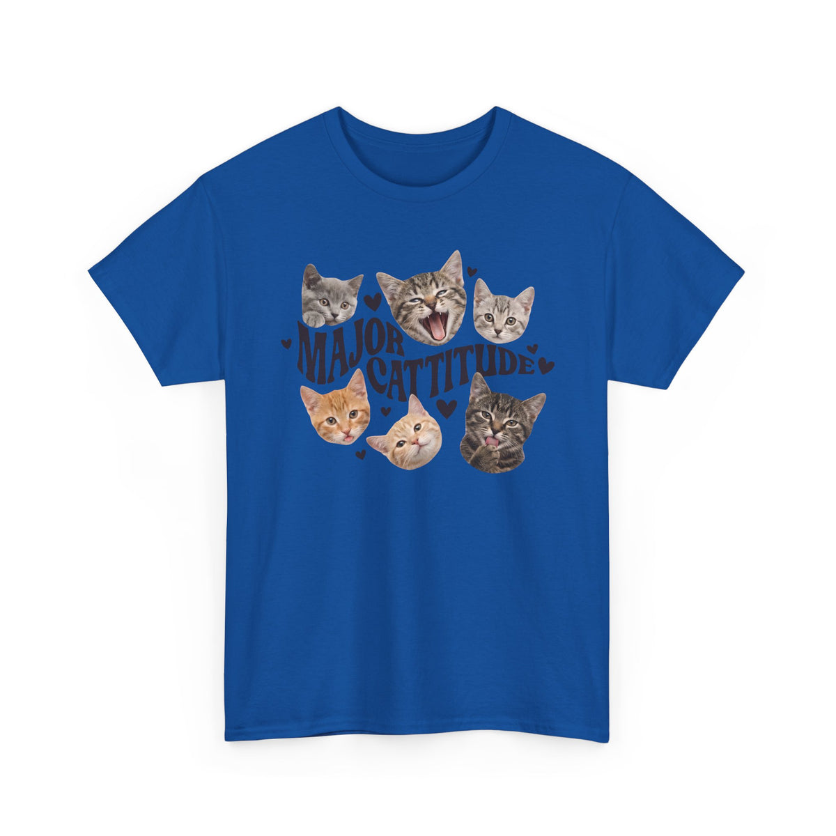 Major Cattitude T-Shirt Funny Cat Attitude Tee