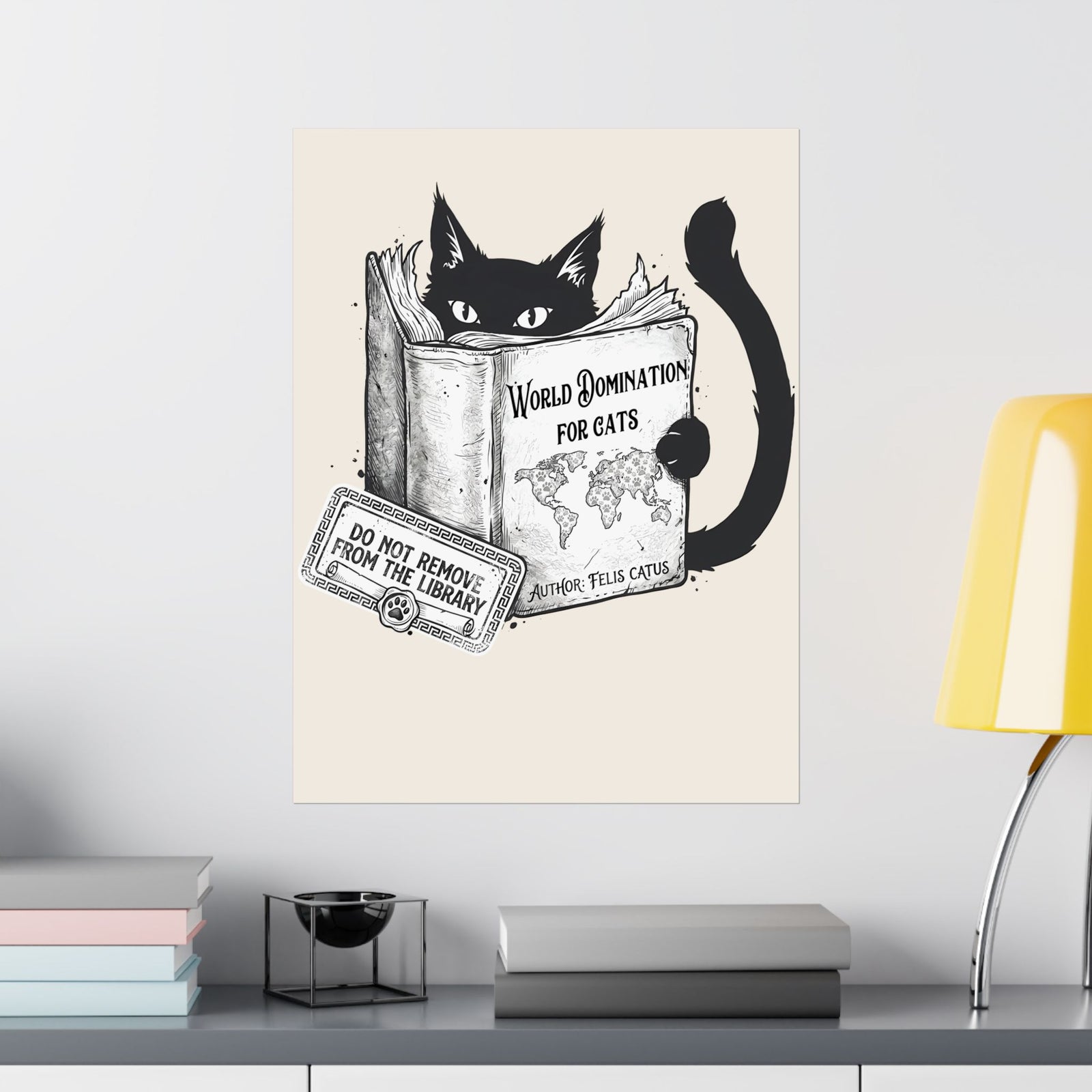 Cats "Dominated" the World Poster